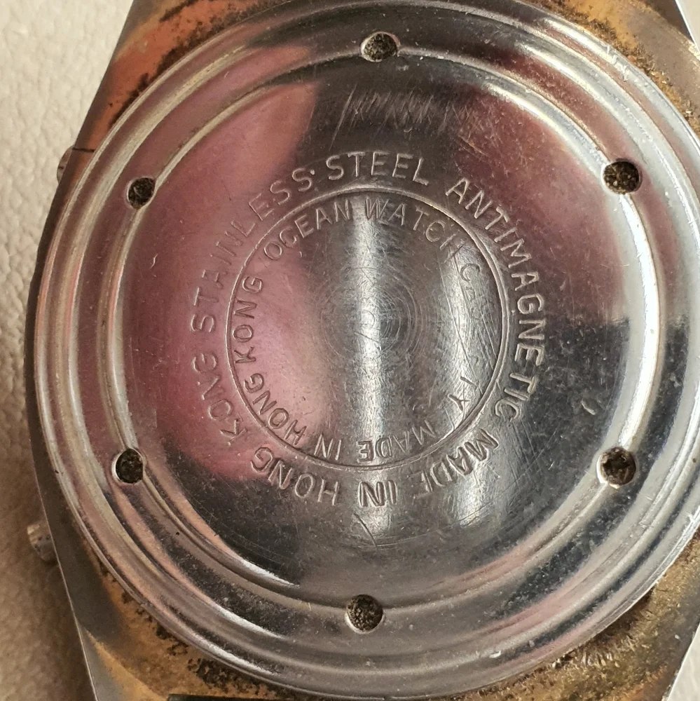 10/$20 Vtg Digital Lcd Alarm Stainless Steel Men's Watch For Repair